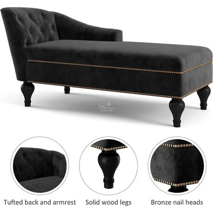 Modern Art Wooden Settee | Lounger | Couch CRUZ INTERNATIONAL