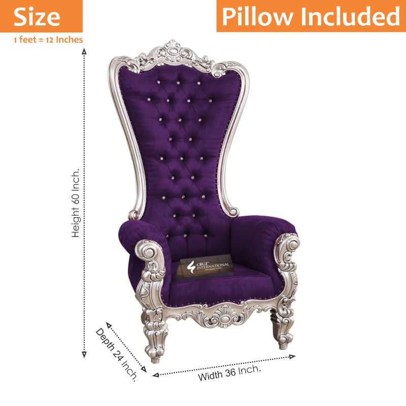 Maharaja Rutger Chair & Single Sofa | Solid Wood CRUZ INTERNATIONAL