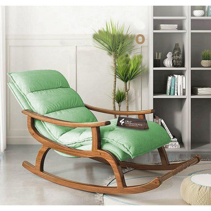 Premium Fiske Comfort Rocking Chair | Rosewood | 11 Colours Available CRUZ INTERNATIONAL