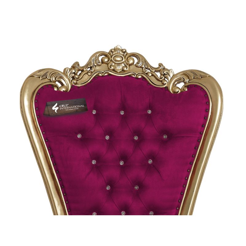 Maharaja Josefine Chair & Single Sofa | Solid Wood CRUZ INTERNATIONAL