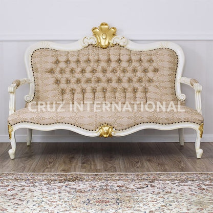 Classic Henry Carving Sofa | Standard CRUZ INTERNATIONAL