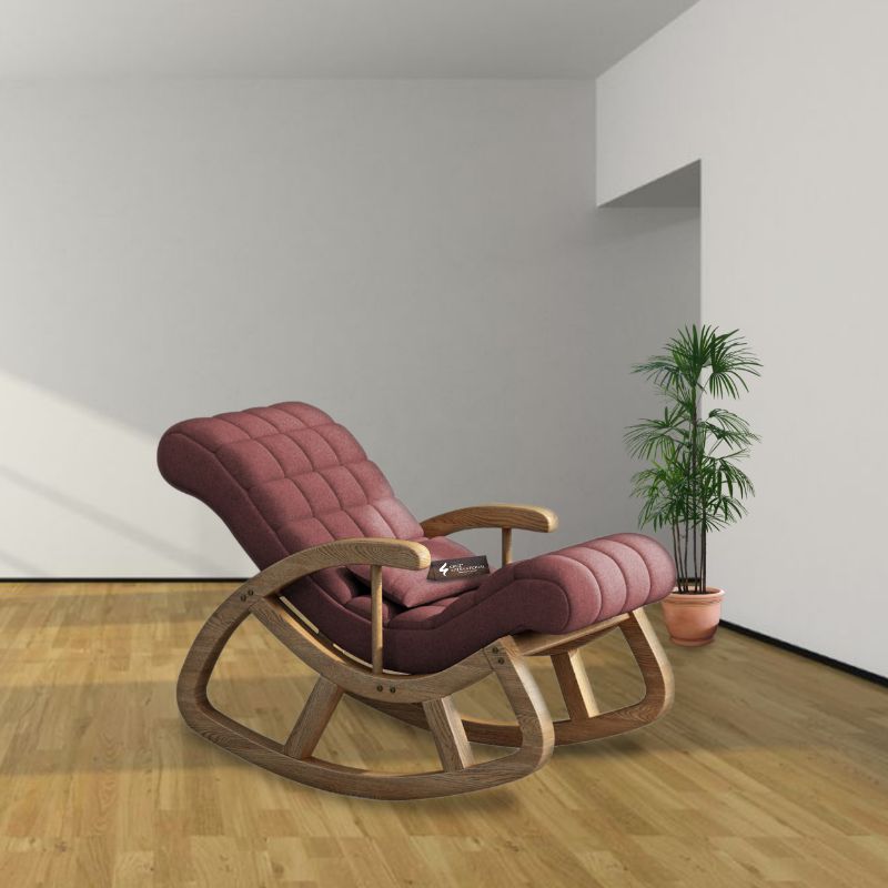 Premium Luxe TeakWood Rocking Chair