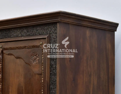 Classic Elisa Almirah & Wardrobe | Standard | Brown CRUZ INTERNATIONAL