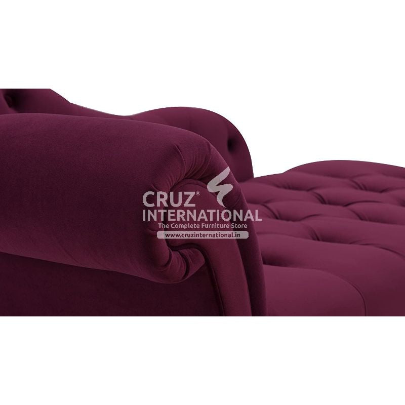 Modern Fanuco Wooden Settee | Lounger | 5 Colours Available CRUZ INTERNATIONAL