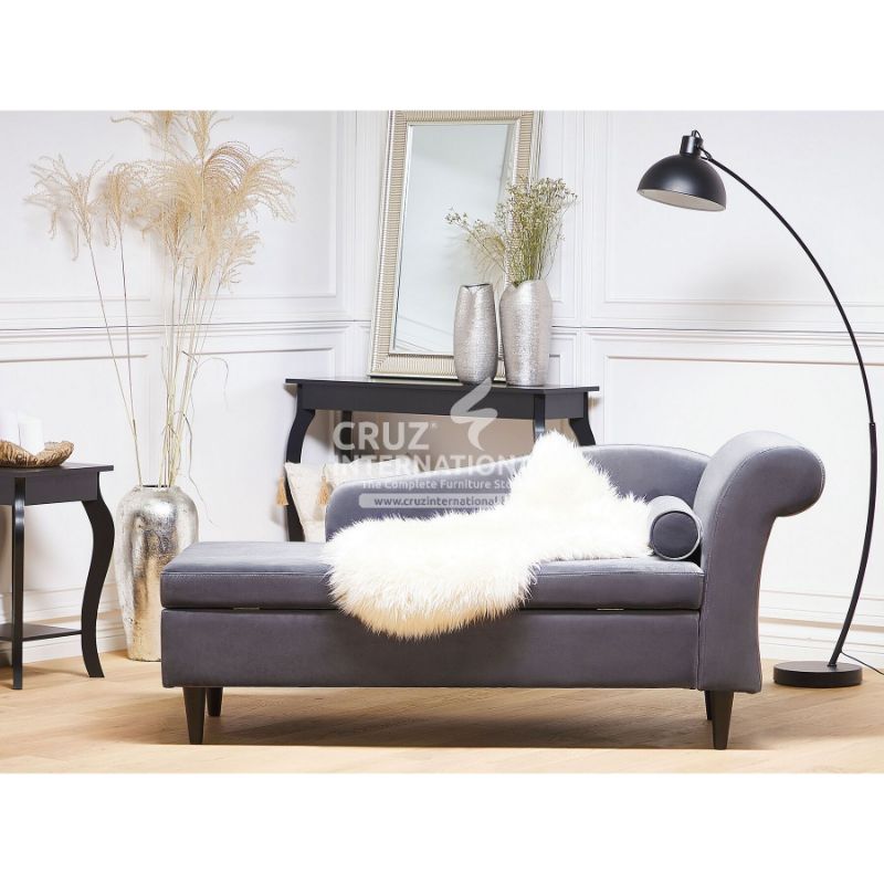 Modern Yolanda Wooden Settee | Lounger | 4 Colours Available CRUZ INTERNATIONAL