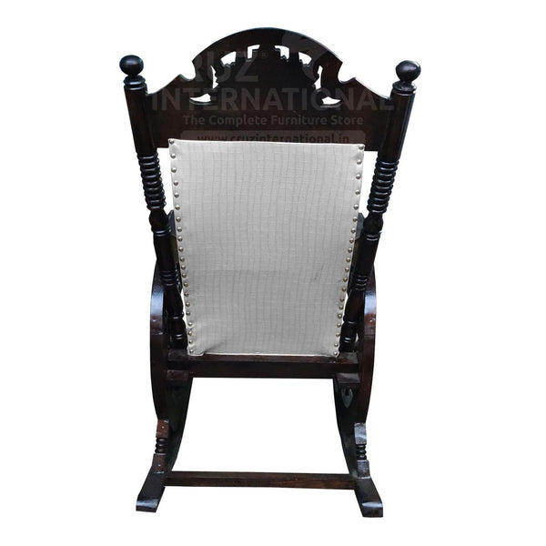 Evergreen Minerva Rocking Chair | Walnut | 12 Colours Available CRUZ INTERNATIONAL