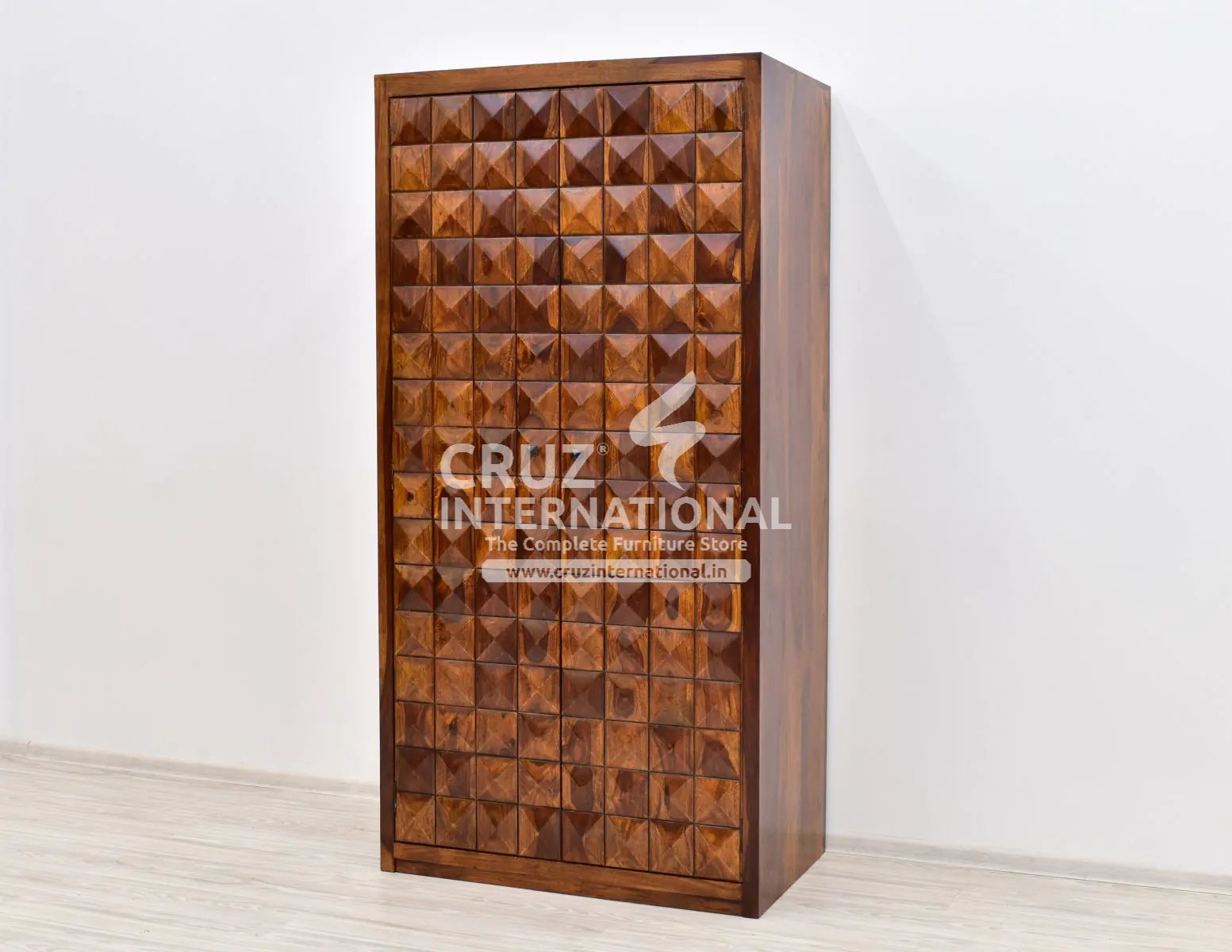 Classic Cruz Almirah & Wardrobe | Standard | Brown CRUZ INTERNATIONAL