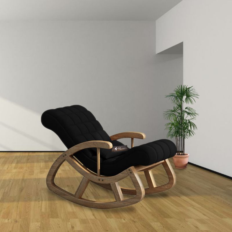 Premium Great TeakWood Rocking Chair | Natural | 11 Colours Available CRUZ INTERNATIONAL