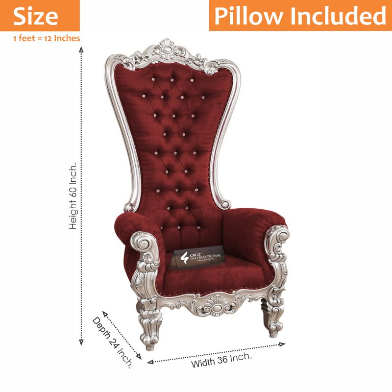 Maharaja Karl Chair & Single Sofa | Standard CRUZ INTERNATIONAL
