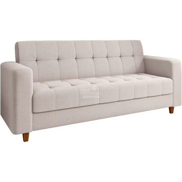 Classic 3-Seater Solid Wood Sofa for Timeless Comfort CRUZ INTERNATIONAL