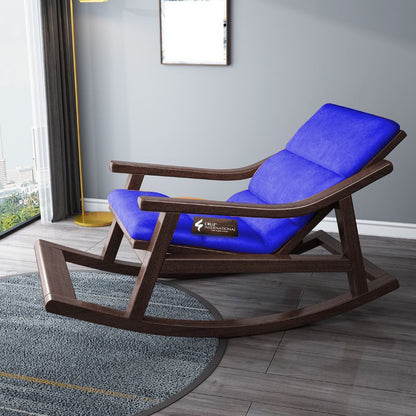 Premium Mjolnir House Rocking Chair | Rosewood | 13 Colours Available CRUZ INTERNATIONAL