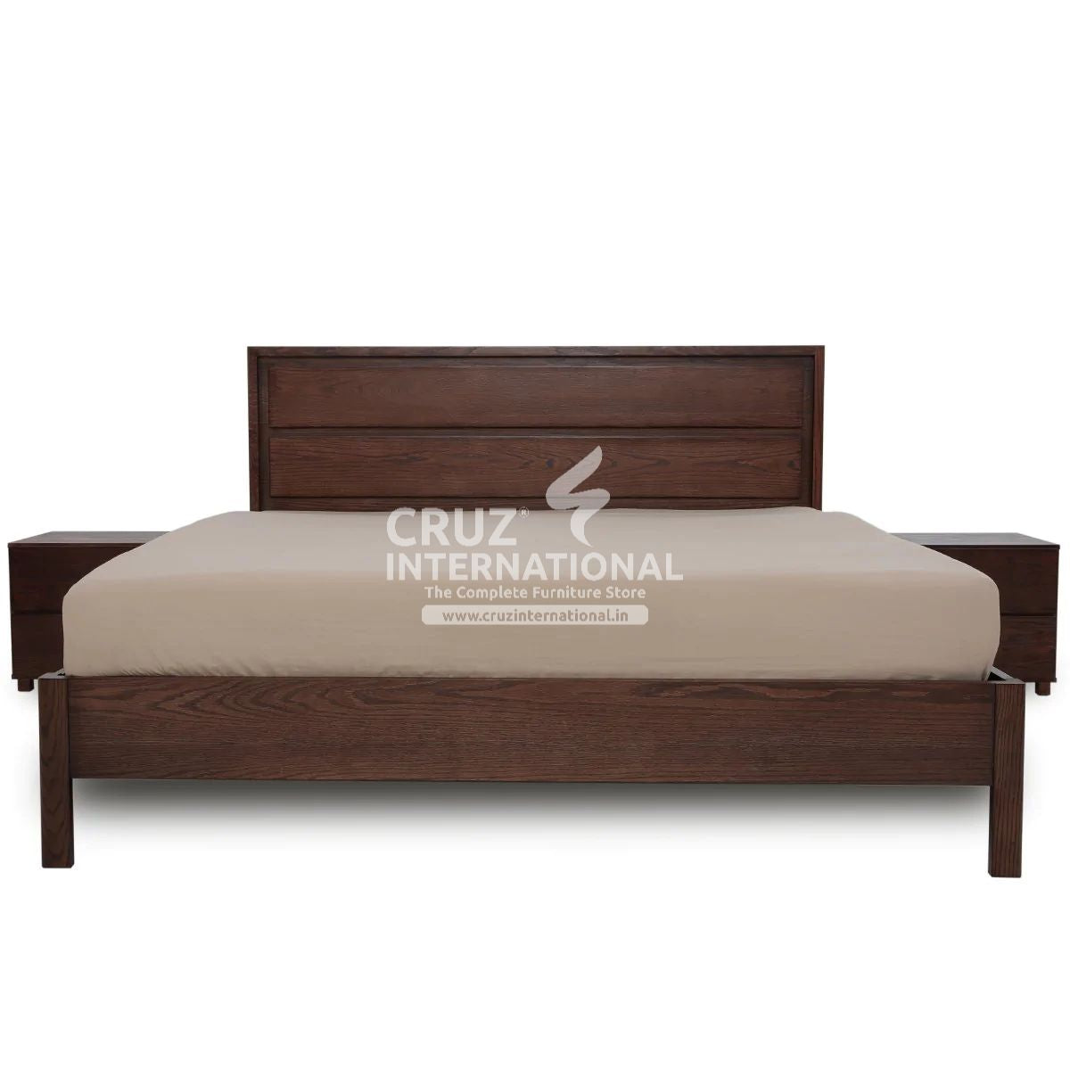 Modern Samantha Classic Gaia Bed | 2 Sizes Available | with Side table CRUZ INTERNATIONAL