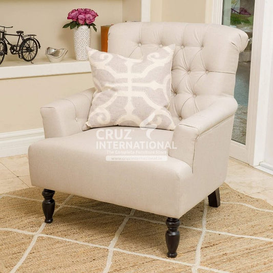 Modern Pearl Living Room Chair | 2 Colours Available CRUZ INTERNATIONAL