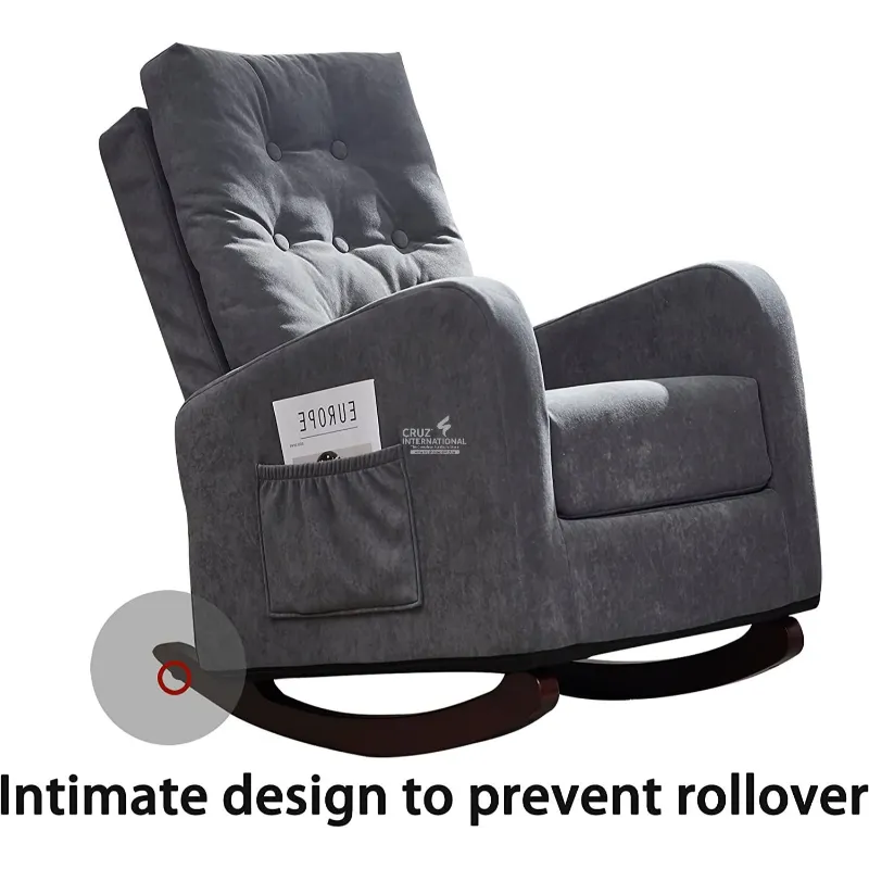 Premium Great Rocking & Living Room Chair CRUZ INTERNATIONAL