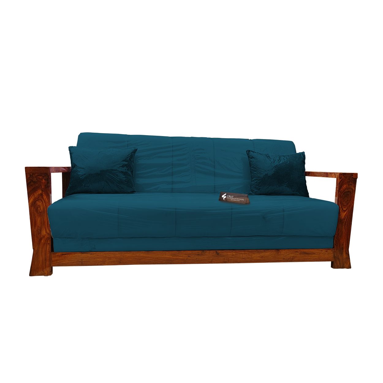 Natural Alejandra Style Sofa | Rosewood | 13 Colours Available CRUZ INTERNATIONAL