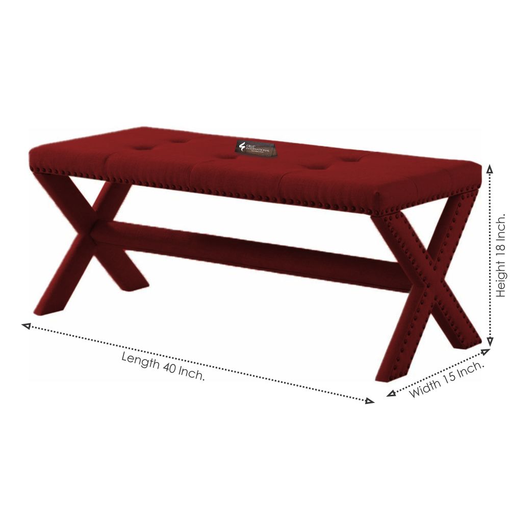 Premium Rubén Bench & Table | Solid wood | 14 Colours Available CRUZ INTERNATIONAL
