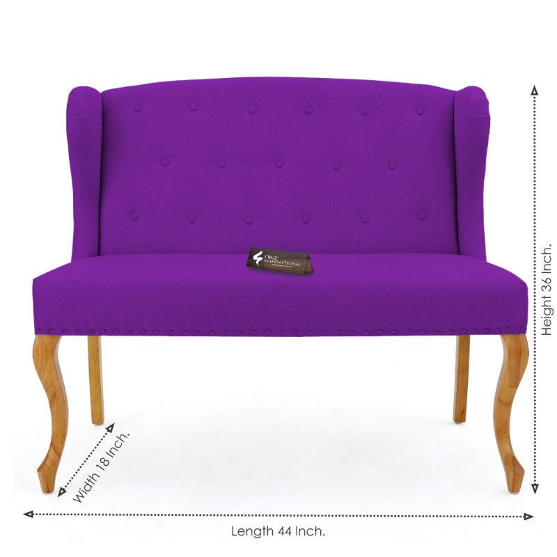 Premium Daniela Bench & Sette | Solid Wood | 15 Colours Available CRUZ INTERNATIONAL