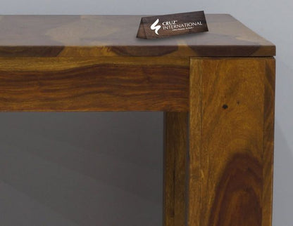 Console Dalilah Table | Solid Wood | Square CRUZ INTERNATIONAL