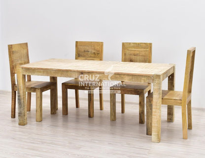Classic Atlas Wooden Dinning Table | 2 Designs Available CRUZ INTERNATIONAL
