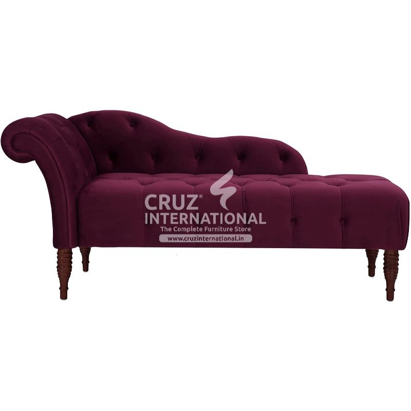 Modern Fanuco Wooden Settee | Lounger | 5 Colours Available CRUZ INTERNATIONAL