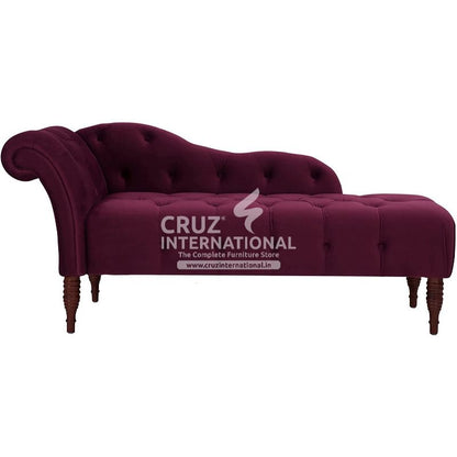Modern Fanuco Wooden Settee | Lounger | 5 Colours Available CRUZ INTERNATIONAL