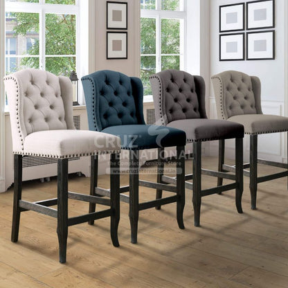 Elegant Upholstered Dining Chair (Set of 4) CRUZ INTERNATIONAL