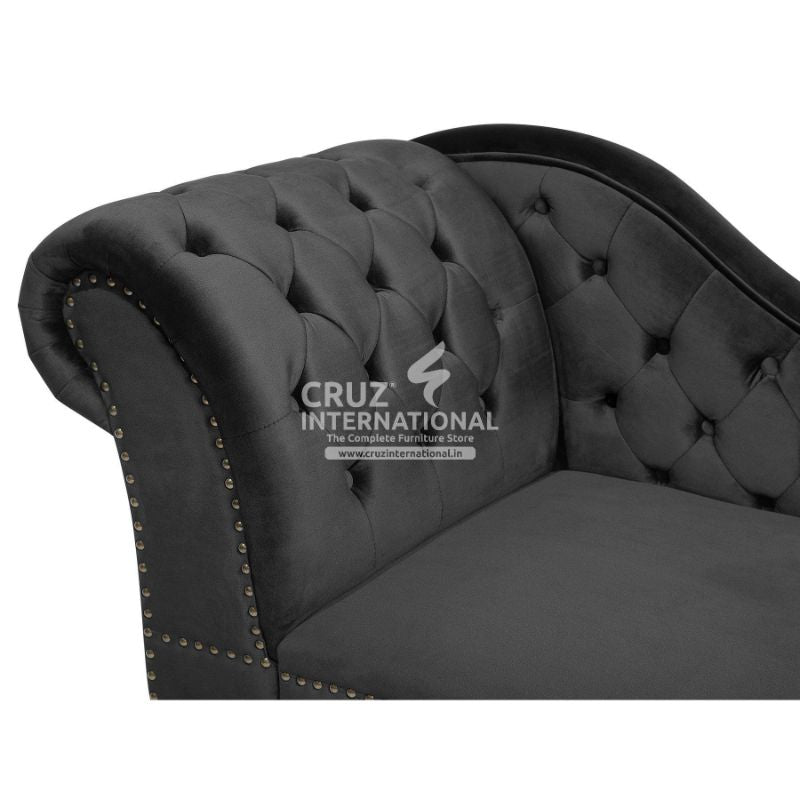 Modern Selena Wooden Settee | Lounger | 3 Colours Available CRUZ INTERNATIONAL