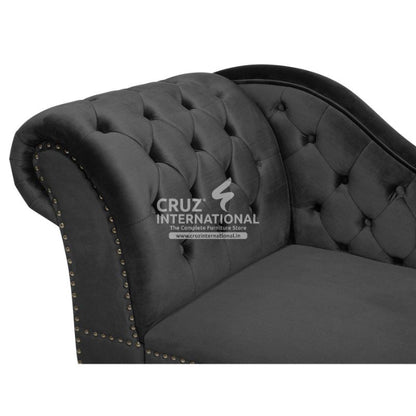 Modern Selena Wooden Settee | Lounger | 3 Colours Available CRUZ INTERNATIONAL