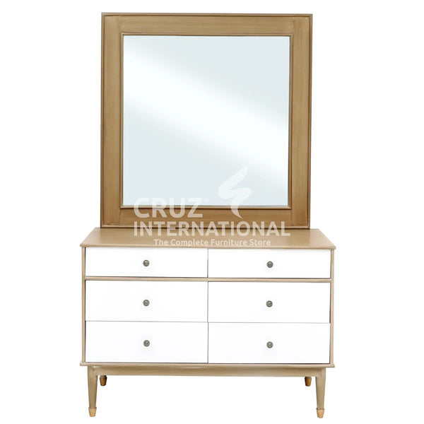 Leilani Bed Combo Pack | 1 Queen Size Bed + Dressing Table + 2 Side Table CRUZ INTERNATIONAL
