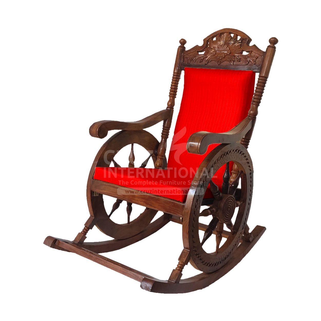 Evergreen Luna Rocking Chair | Natural | 12 Colurs Available CRUZ INTERNATIONAL