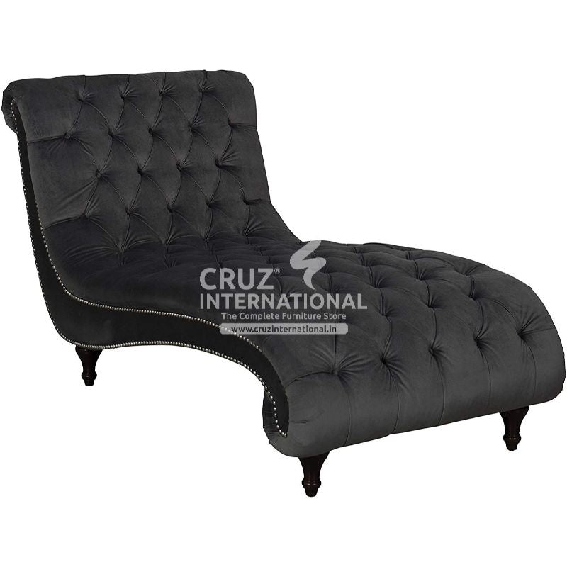 Modern Adalia Wooden Settee | Lounger | 5 Colours Available CRUZ INTERNATIONAL