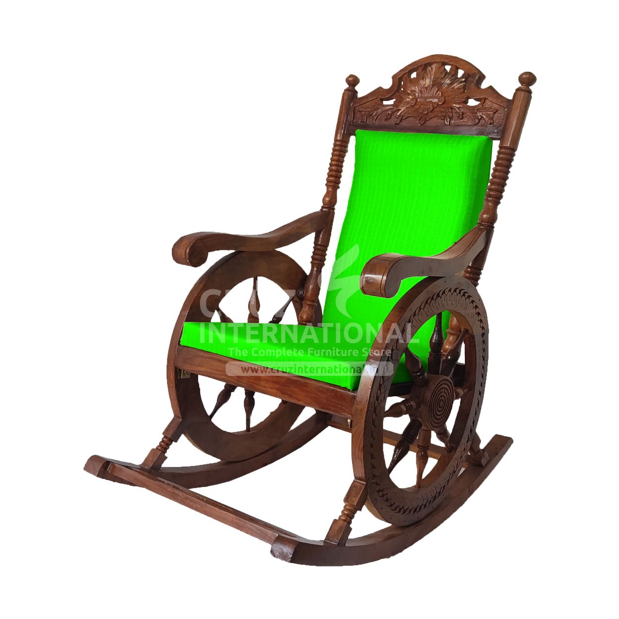 Evergreen Luna Rocking Chair | Natural | 12 Colurs Available CRUZ INTERNATIONAL