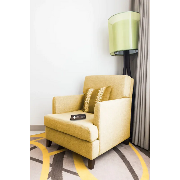 Modern Lugano Arm Chair | 12 Colours Available CRUZ INTERNATIONAL