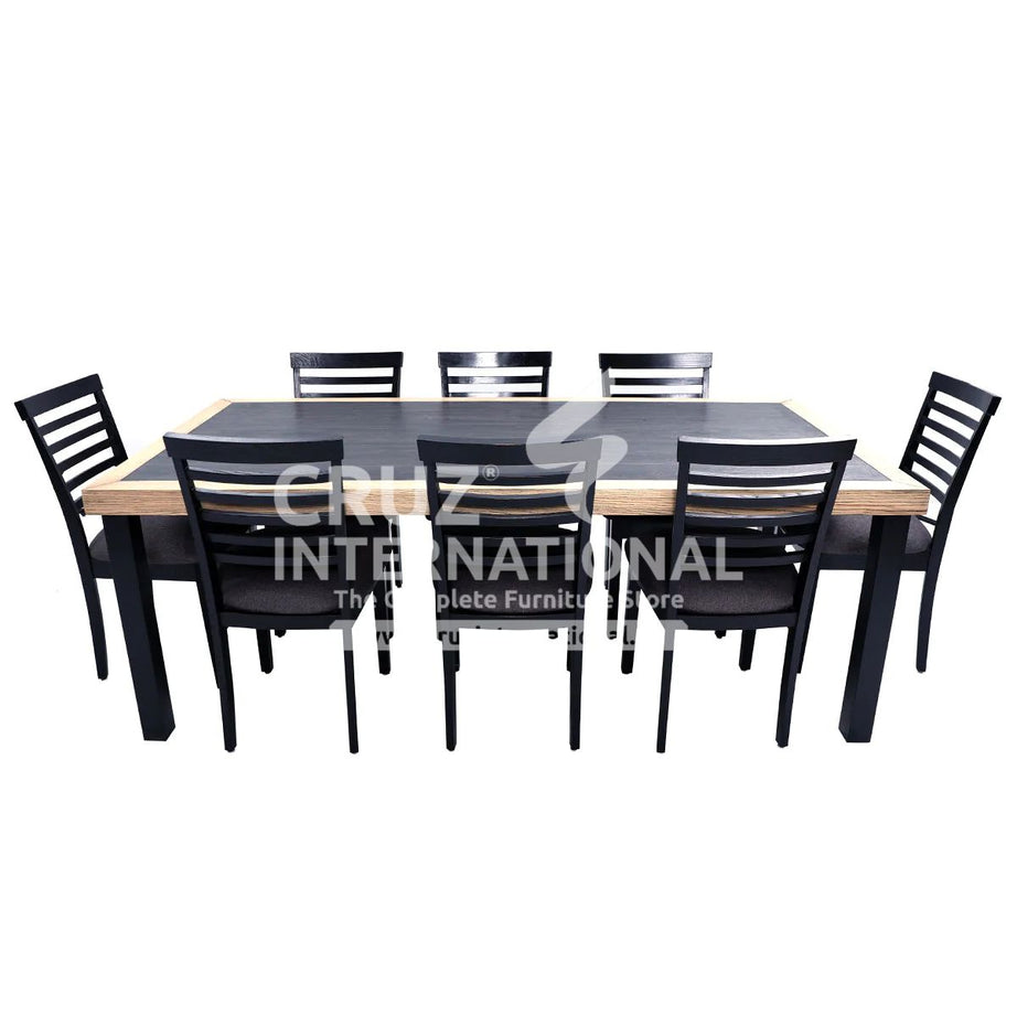 Classic Oliver Benito Wooden Dinning Table | 8 Chairs & 1 Table CRUZ INTERNATIONAL