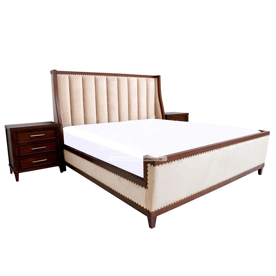 Catalina Bed Combo Pack | 1 Queen Size Bed + Dressing Table + 2 Side Table CRUZ INTERNATIONAL