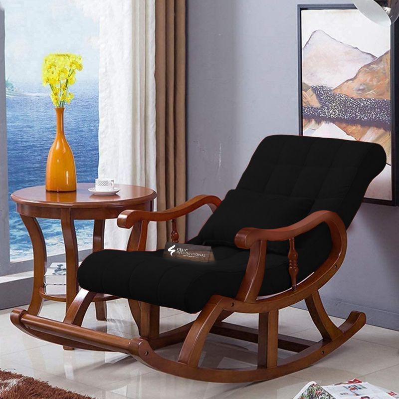 Premium Nice Skeleton Rocking Chair | Natural | 11 Colours Available CRUZ INTERNATIONAL