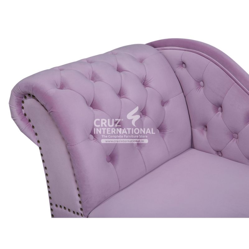 Modern Selena Wooden Settee | Lounger | 3 Colours Available CRUZ INTERNATIONAL