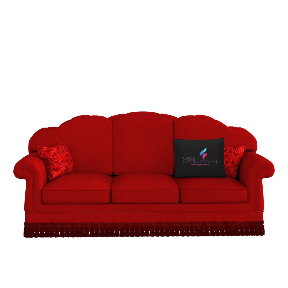 German Style Cruz Raque Sofa | 3 Seaters | 15 Colours Available CRUZ INTERNATIONAL