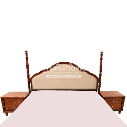 Modern Antonia Classic Gaia Bed | 2 Sizes Available | with Side table CRUZ INTERNATIONAL