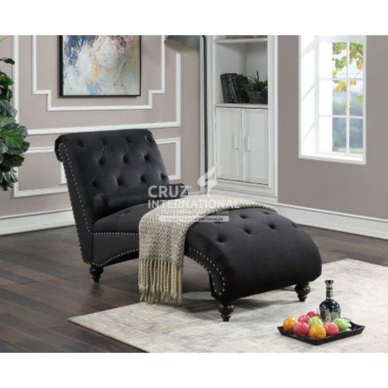 Modern Cesar Wooden Settee | Lounger | 3 Colours Available CRUZ INTERNATIONAL