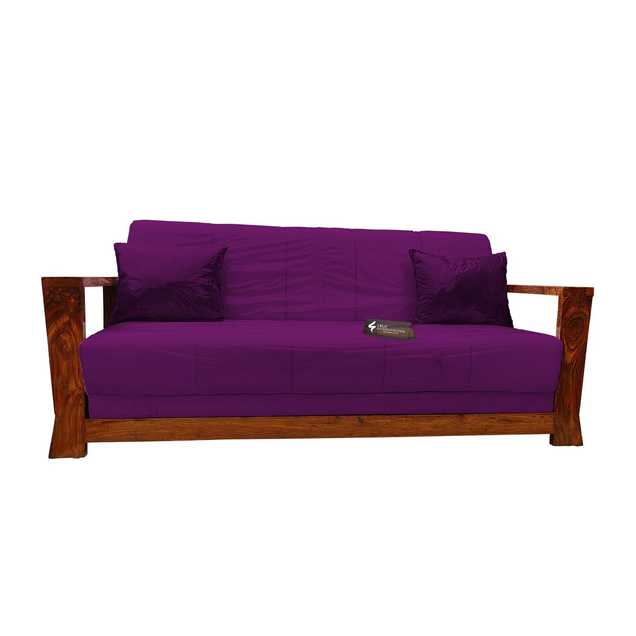 Natural Alejandra Style Sofa | Rosewood | 13 Colours Available CRUZ INTERNATIONAL