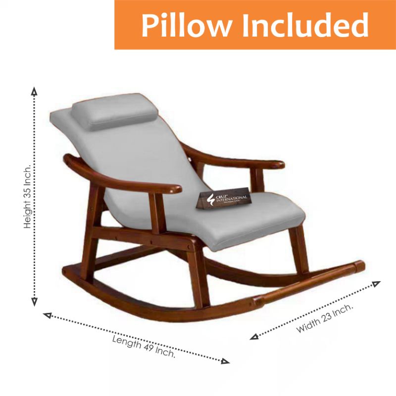 Premium Destin House Rocking Chair | Rosewood | 11 Colours Available CRUZ INTERNATIONAL