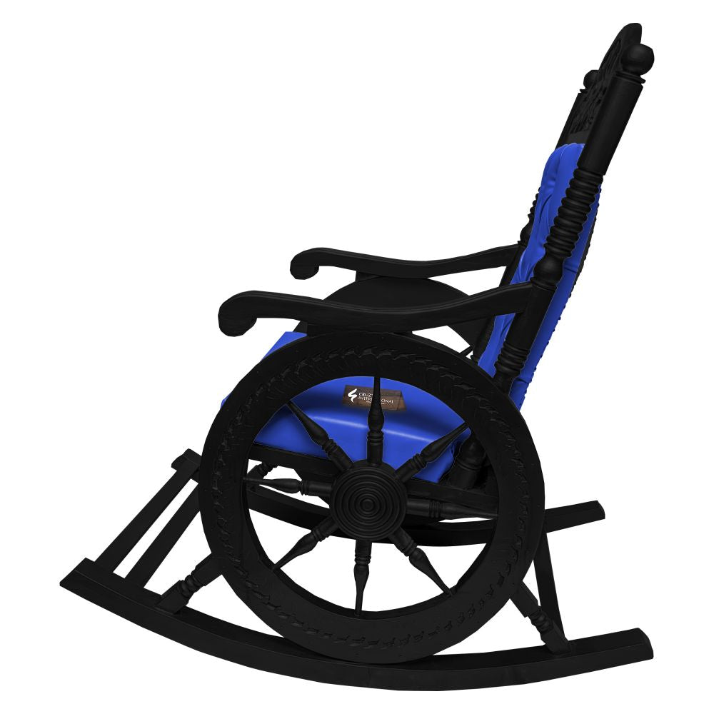 Premium Natalia Rocking Chair | Zet Black| 13 Colours Available CRUZ INTERNATIONAL