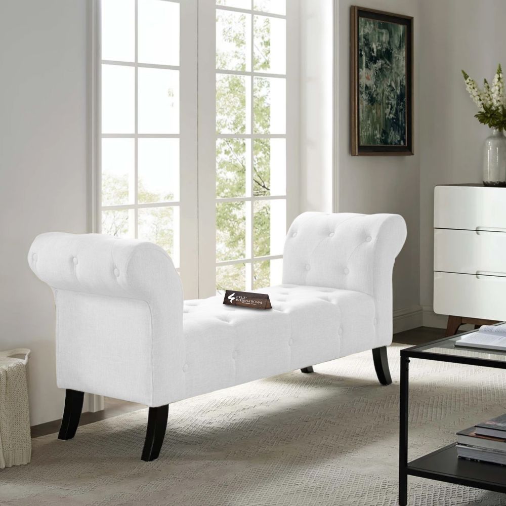 Premium Rowan Bench & Sette | Solid Wood | 10 Colours Available CRUZ INTERNATIONAL
