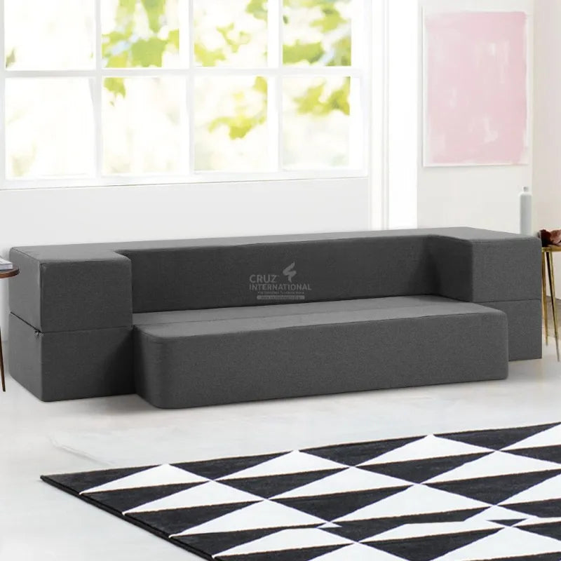Multi-Purpose Folding Sofa in a Variety of Fabric Options CRUZ INTERNATIONAL