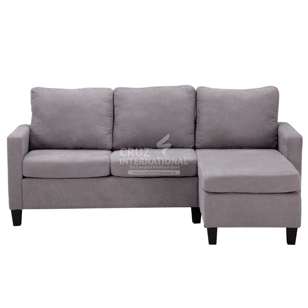 Modern Anita Sofa Set | L Shape | Grey CRUZ INTERNATIONAL