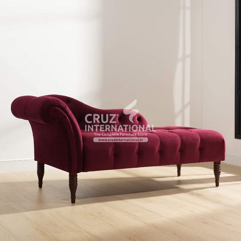 Modern Fanuco Wooden Settee | Lounger | 5 Colours Available CRUZ INTERNATIONAL