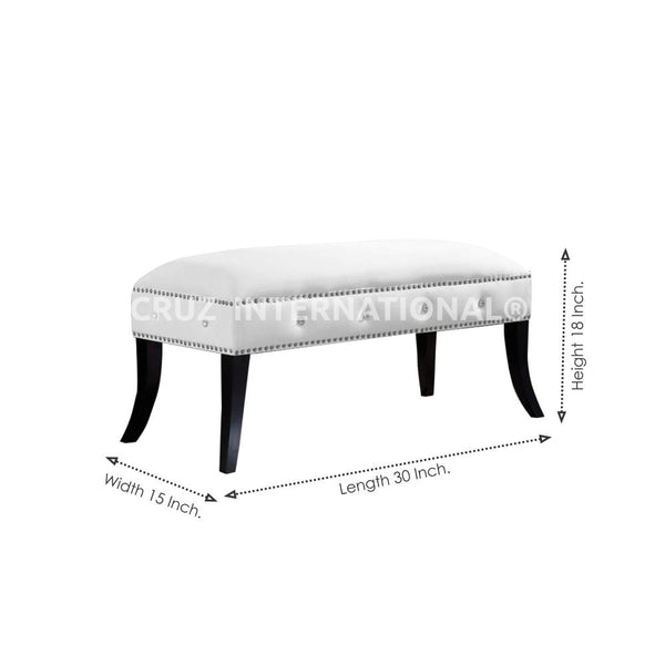 Premium Lucas Bench & Sette | Solid Wood | 10 Colours Available CRUZ INTERNATIONAL