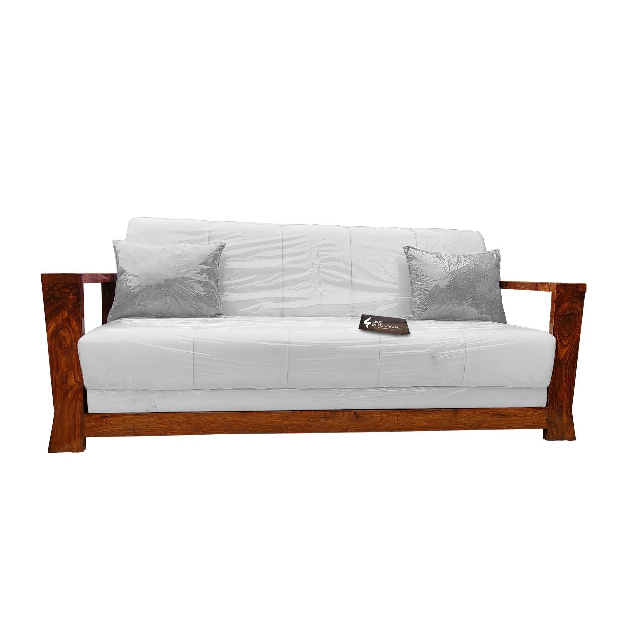 Natural Alejandra Style Sofa | Rosewood | 13 Colours Available CRUZ INTERNATIONAL