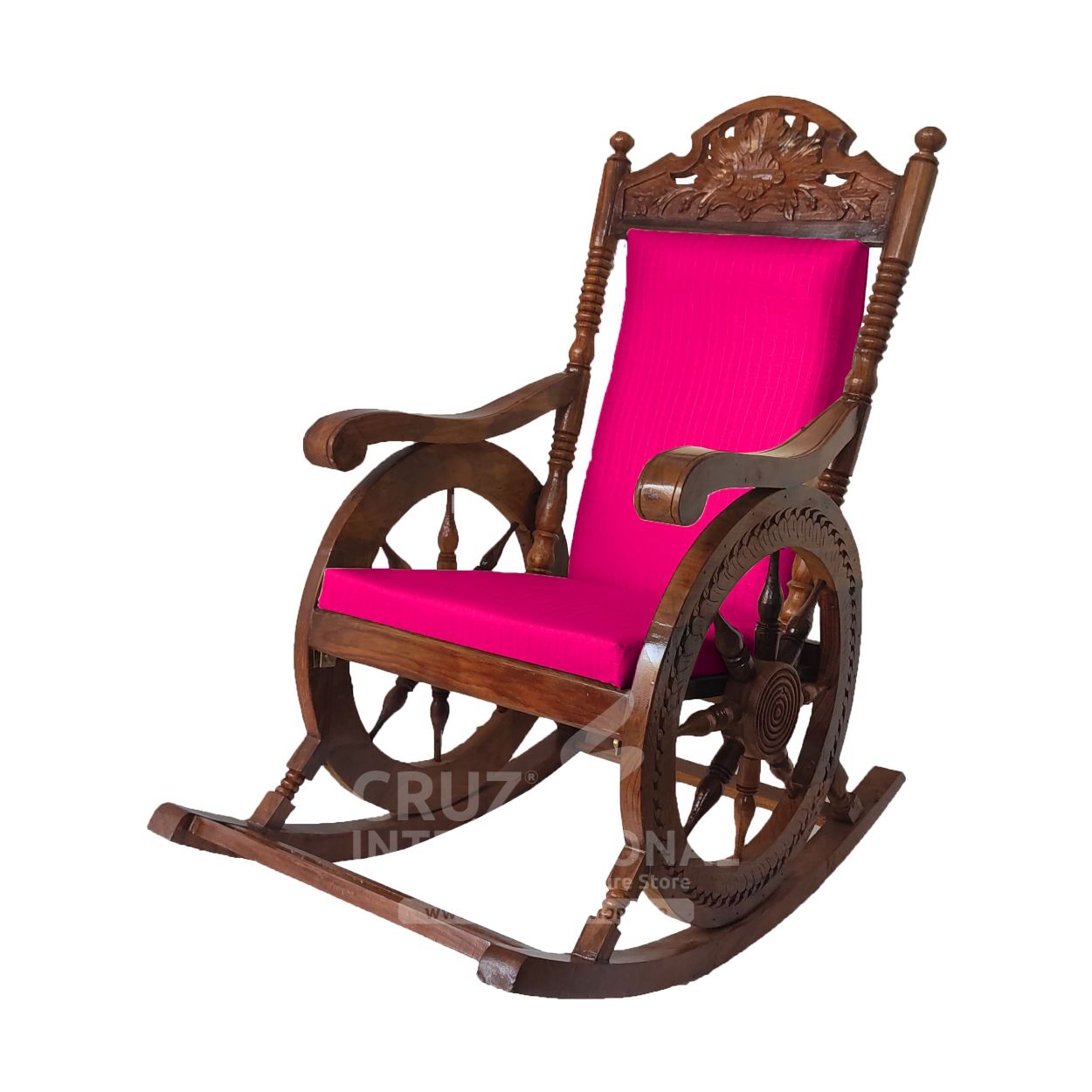 Evergreen Luna Rocking Chair | Natural | 12 Colurs Available CRUZ INTERNATIONAL